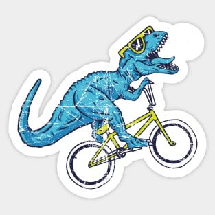 Ever seen a dinosaur ride a bike? Sticker